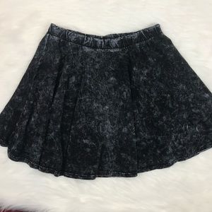 Forever 21 acid wash circle skater skirt